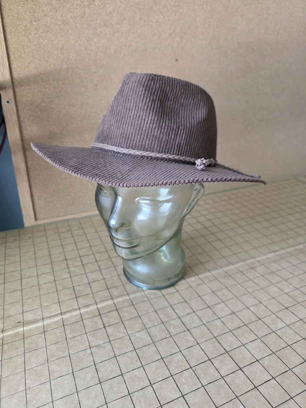Sonoma Corduroy Wide-Brim Hat in Brown Boho Festival Fall Accessory